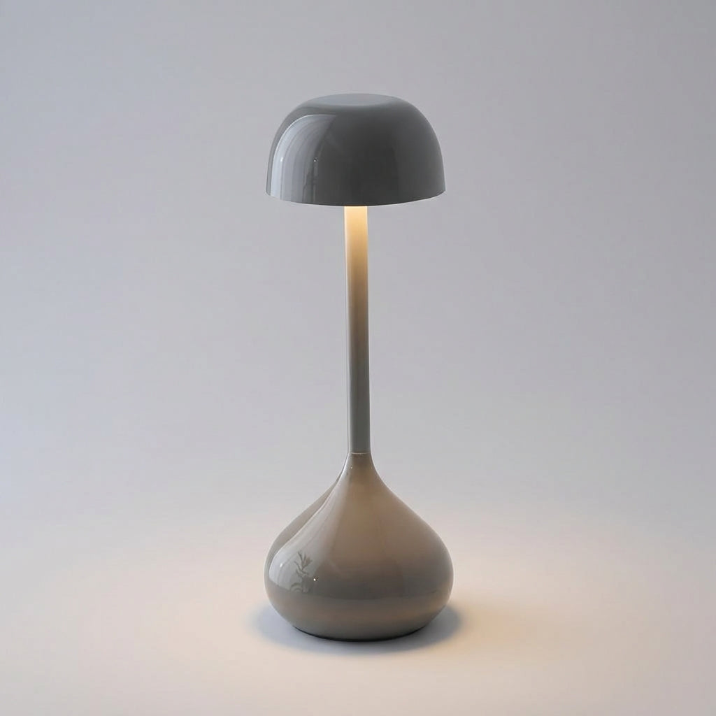 Group of Moonara Cordless Mushroom LED Lamps in various colors, showcasing modern and versatile lighting