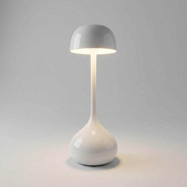 Elegant Mushroom Table Lamp, dimmable LED light for a cozy and modern ambiance