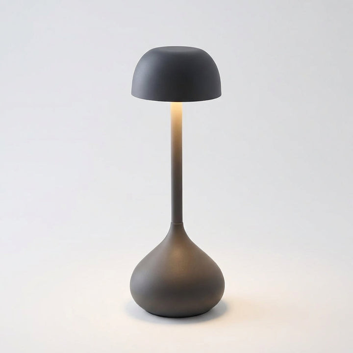 LED Dimmable Mushroom Table Lamp, creating warm ambient light Wirelessly
