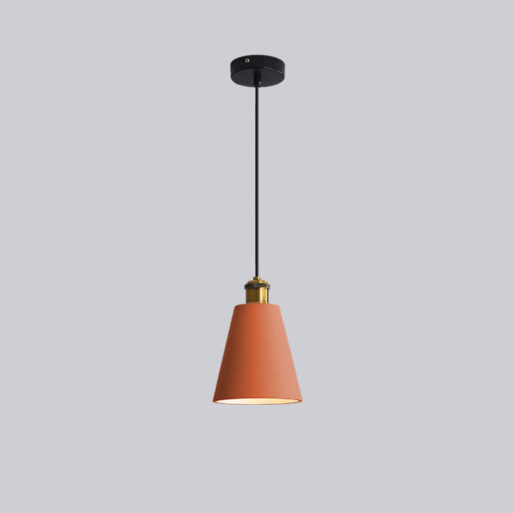 Morandi LED pendant light with adjustable height, perfect for modern decor.