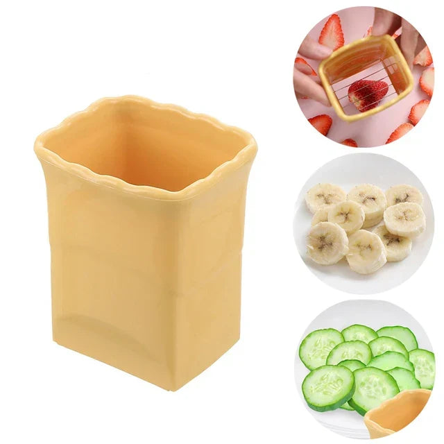 Multifunctional food chopper & slicer making quick work of vegetables for healthy meal prep in kitchen.
