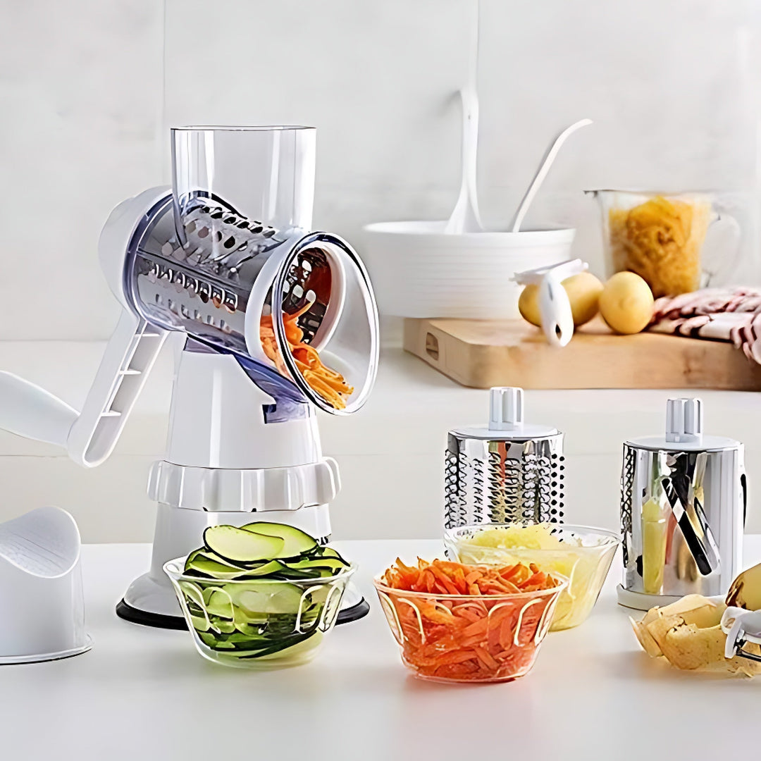 Premium SliceMate Pro vegetable slicer. A must-have multifunctional kitchen tool for effortless meal prep and chopping.