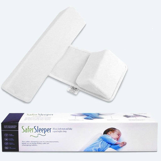 Multi-purpose adjustable anti-roll baby pillow: comfort, infant support, flat head prevention for newborns.