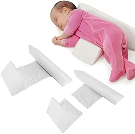 Prevent flat head syndrome with this anti-roll baby side sleep pillow, specifically designed for newborn infants.
