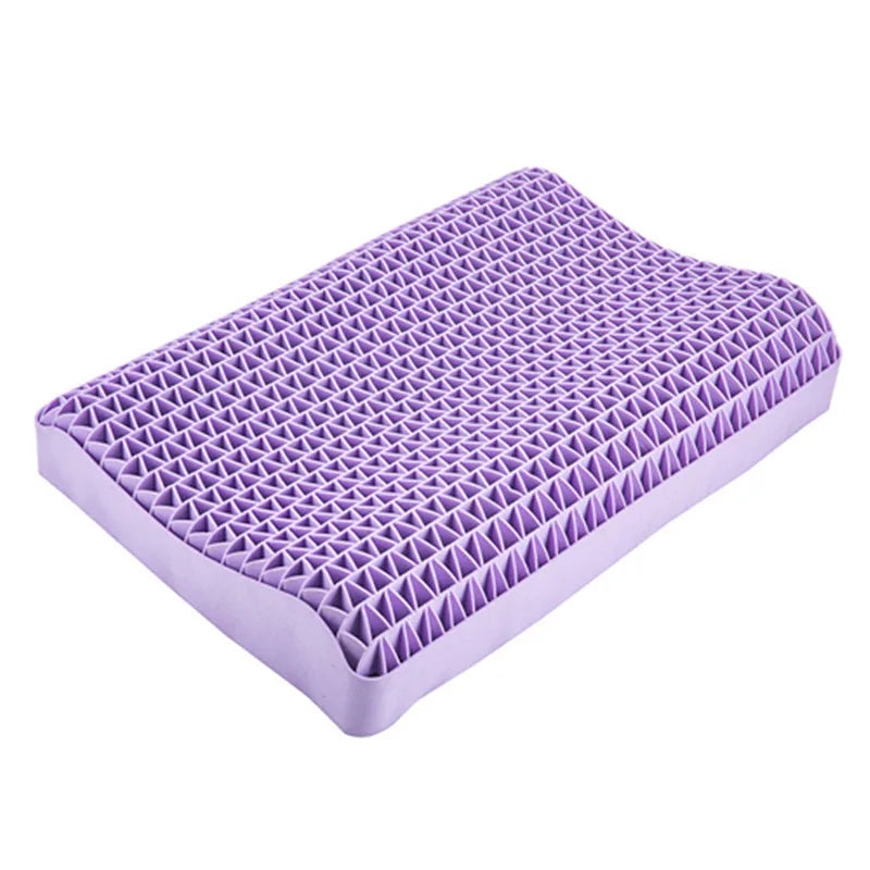 Niala cervical TPE pillow providing zero-pressure neck support for comfortable sleep & spinal alignment.