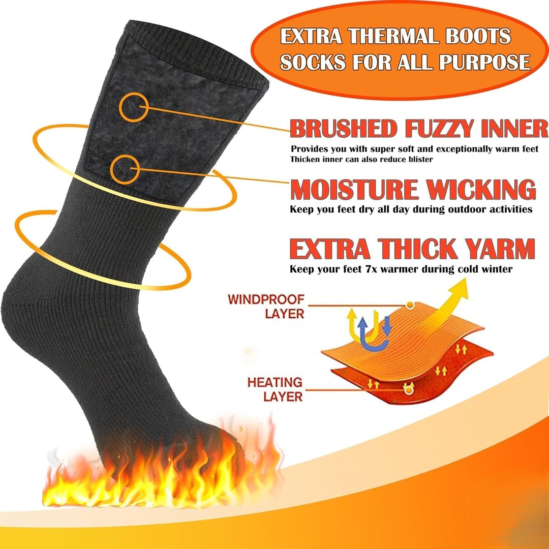 Detail of Oliver thermal wool blend socks cuff, reinforced for durability and warmth
