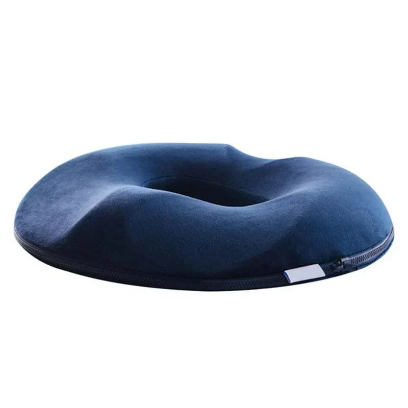 Unisex therapeutic seat support cushion with breathable cover for prolonged use