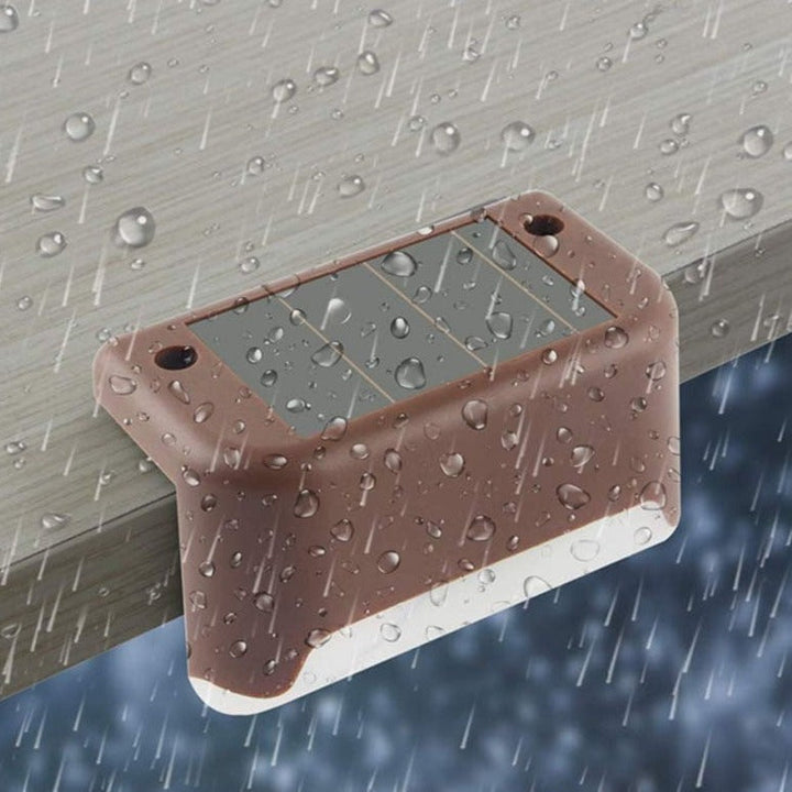 Energy-efficient SoliStep Solar Step Light, using solar power for sustainable outdoor garden lighting