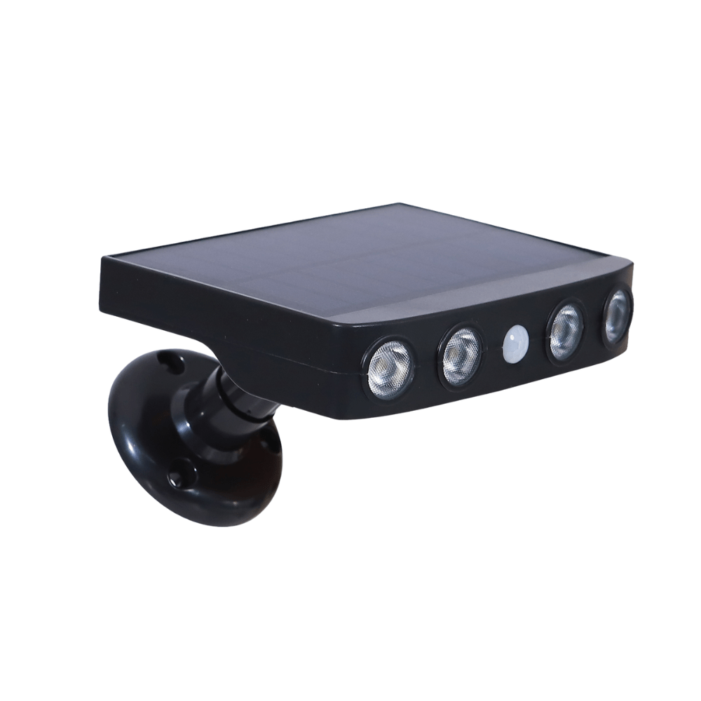 Compact & durable solar LED light for outdoor use, with smart motion sensing capabilities