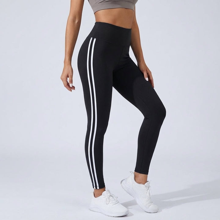 Durable women's high-waisted Paige athletic wear leggings, featuring stretch fabric
