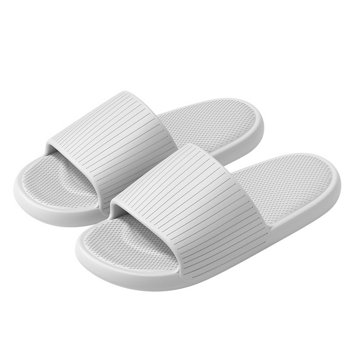 Comfortable pink unisex slides with anti-slip sole, ideal for summer footwear