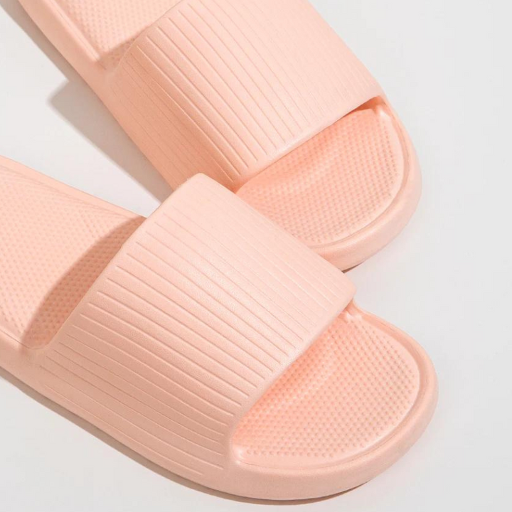 Summer pink anti-slip EVA sandals, great for beach, pool or casual wear