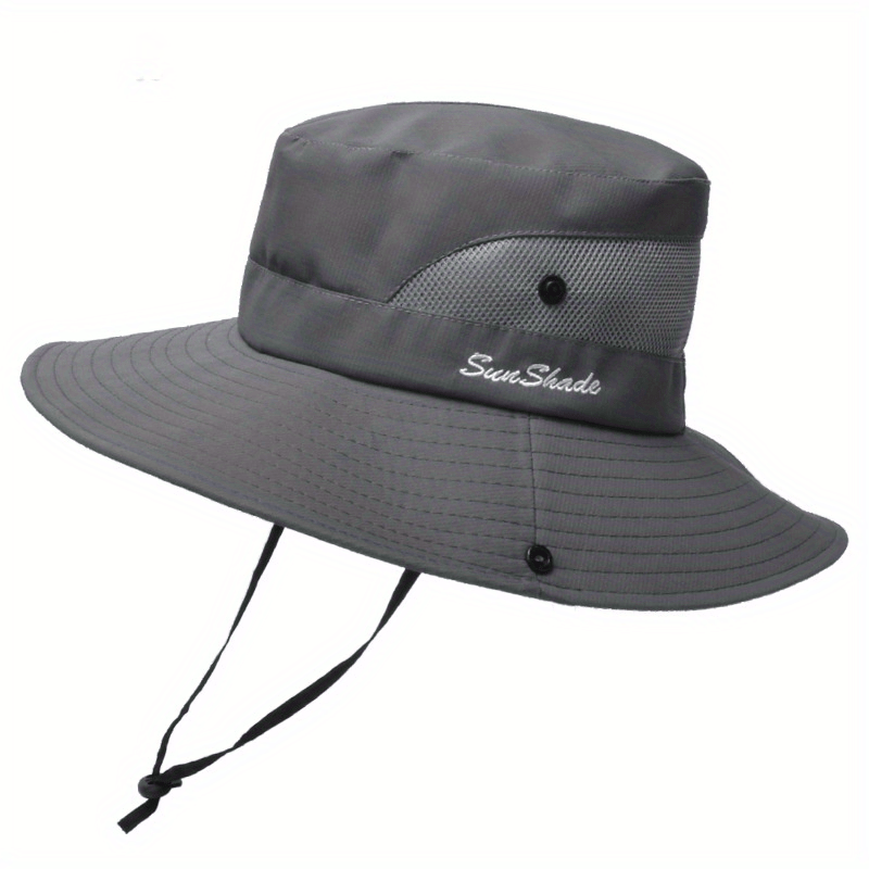 Foldable pink wide brim UV protection hat for women, great for any trip.