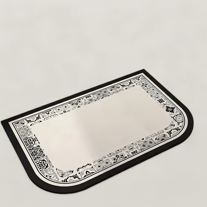 Child-friendly anti-slip bath mat providing secure footing and comfort in a family bathroom.