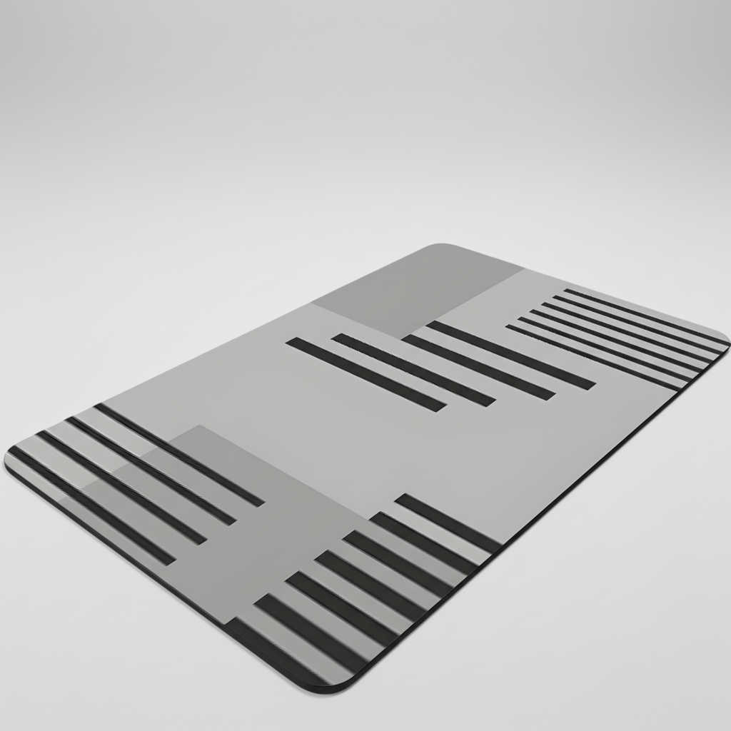 Soft, absorbent bathroom floor mat in a modern design, enhancing home decor and preventing slips.