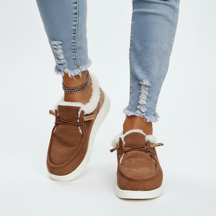 Elvira women's casual winter footwear, plush-lined for warmth, perfect for daily wear