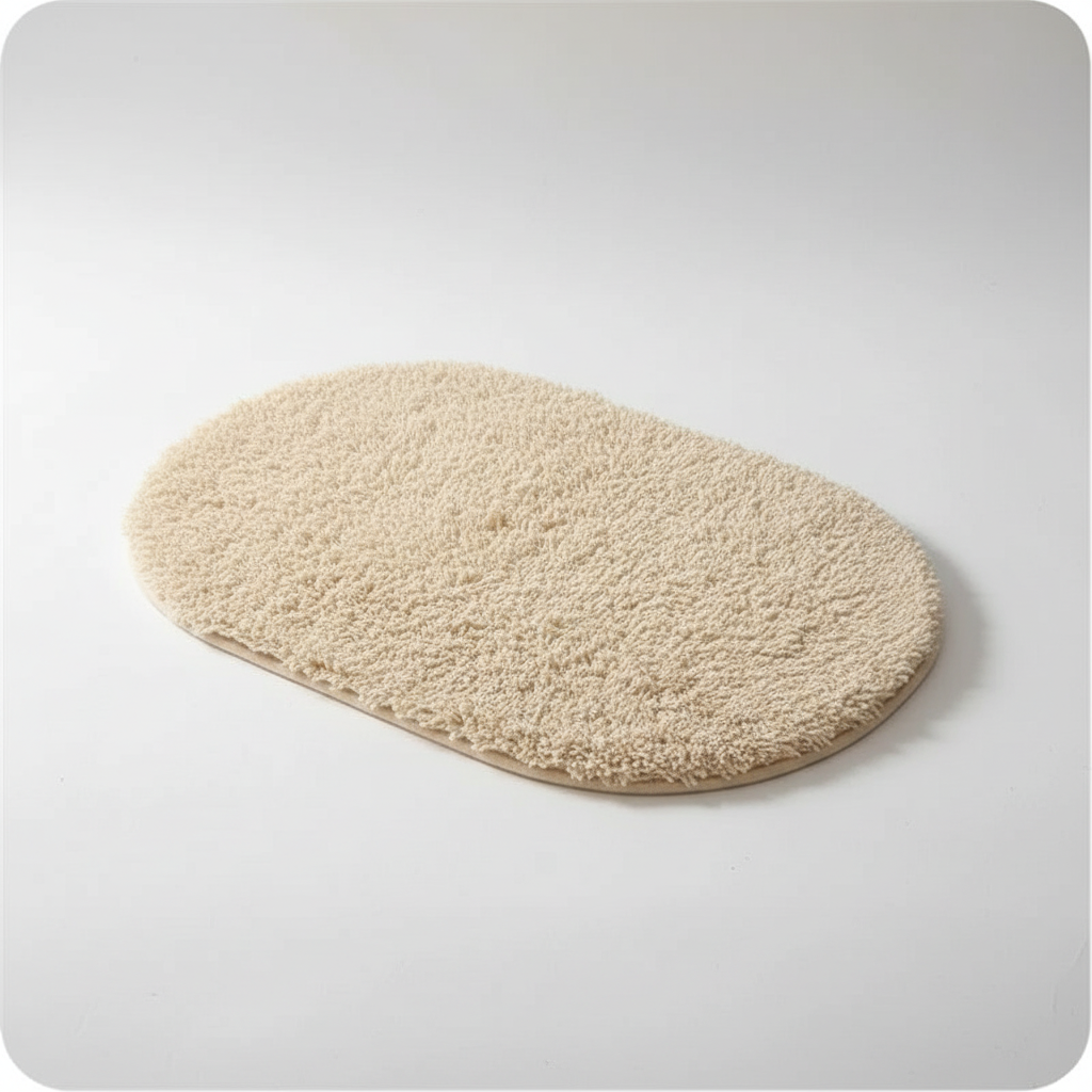 Soft quick-dry microfiber bath mat, non-slip backing, great for home safety in bathrooms