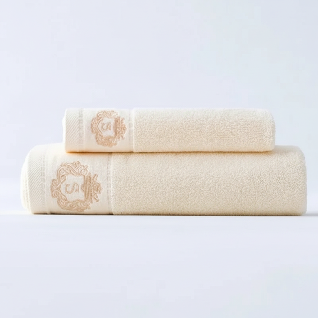 Luxurious Hand Towel from Quick-Dry Set, highly absorbent & soft for daily bathroom use