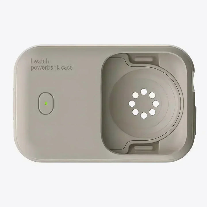 Unisex Apple Watch wireless power bank with 1200mAh capacity, perfect electronic gadget for travel.