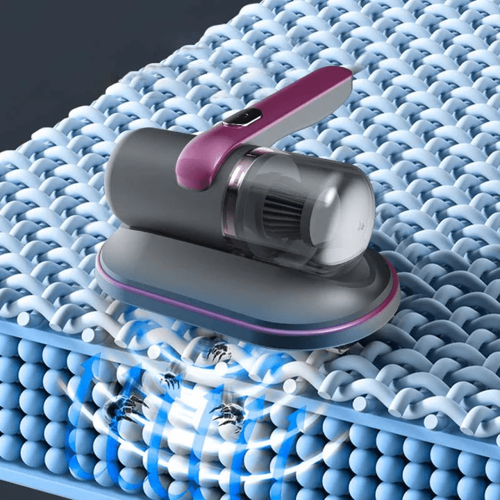 Portable high-frequency handheld vacuum, perfect for quick home & car cleaning. Powerful dust remover.