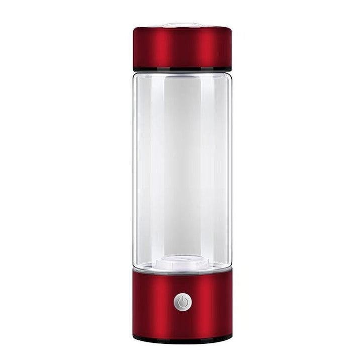 Eco-friendly portable hydrogen water bottle charging, ready for enhanced hydration and health benefits.