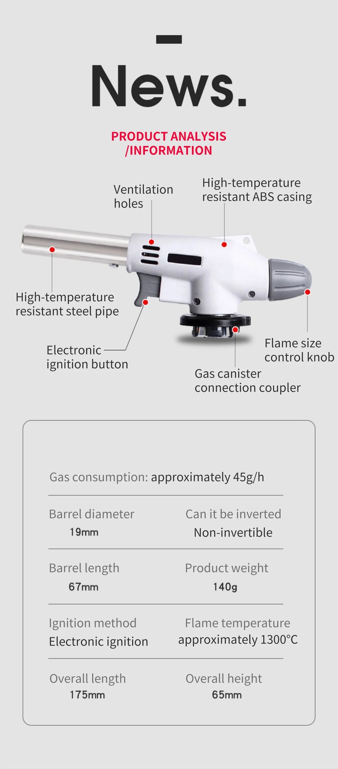 User operating a portable metal butane torch to start a charcoal BBQ