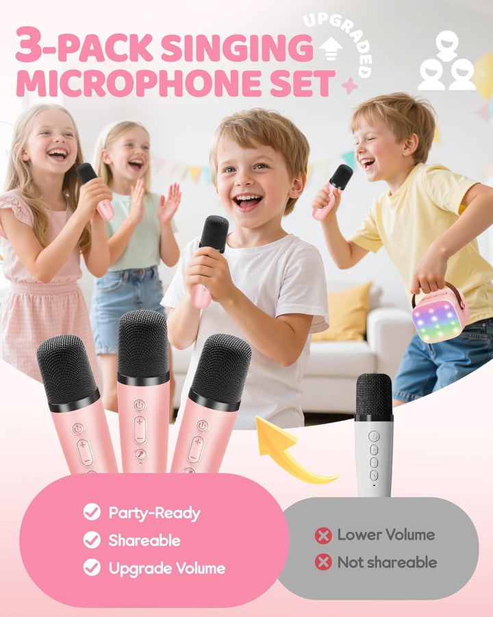 Back view of Veylo Portable Bluetooth Karaoke Machine, showing input ports and power switch
