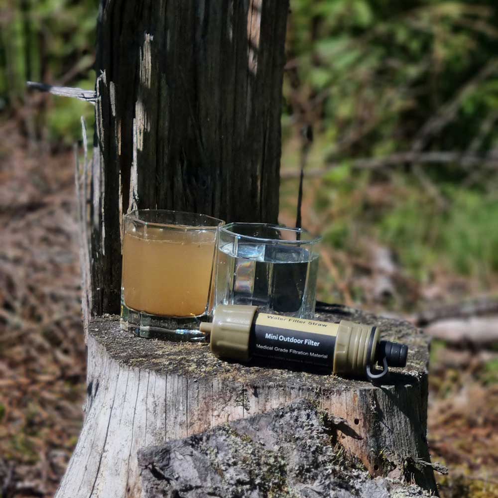 Advanced portable water filter ensuring clean, safe hydration for travel and emergencies.