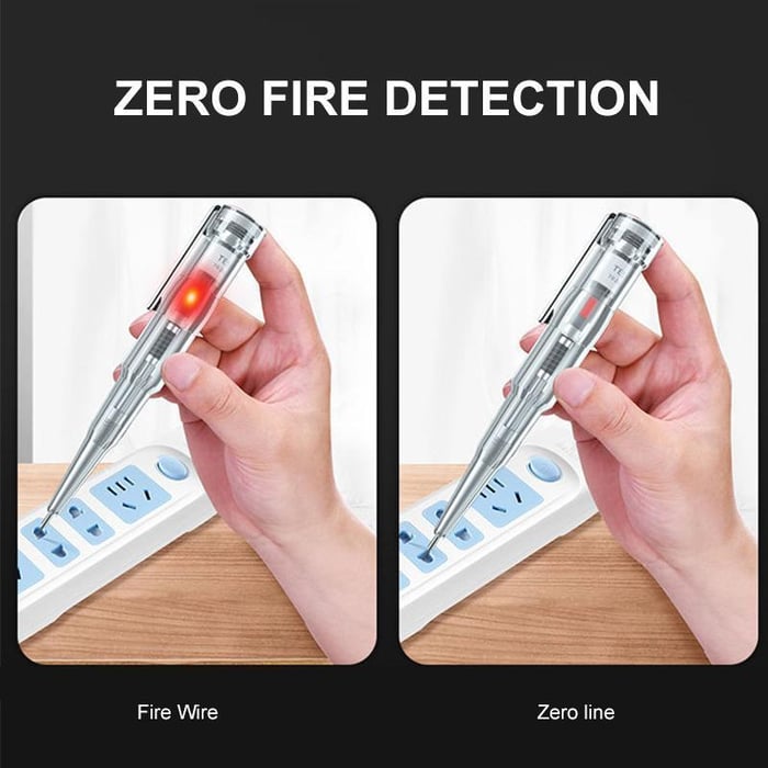 Electrician's handheld circuit meter, ideal for safe wire detection & electrical diagnostics.