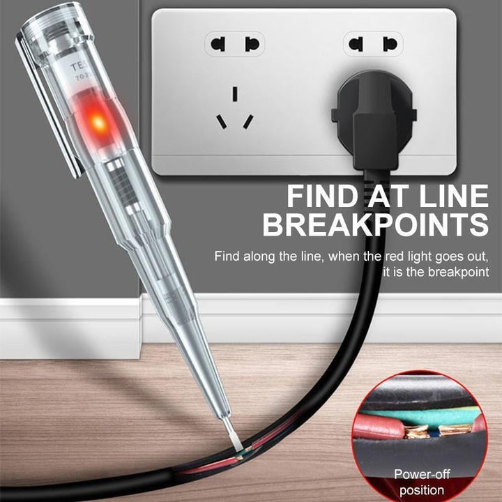 High-precision voltage detector pen, a must-have portable electrician tool for safe repairs.