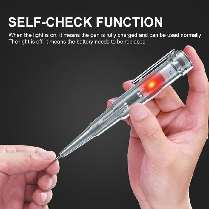 Compact wire detector pen, offering essential electrical safety for circuit testing & repairs.