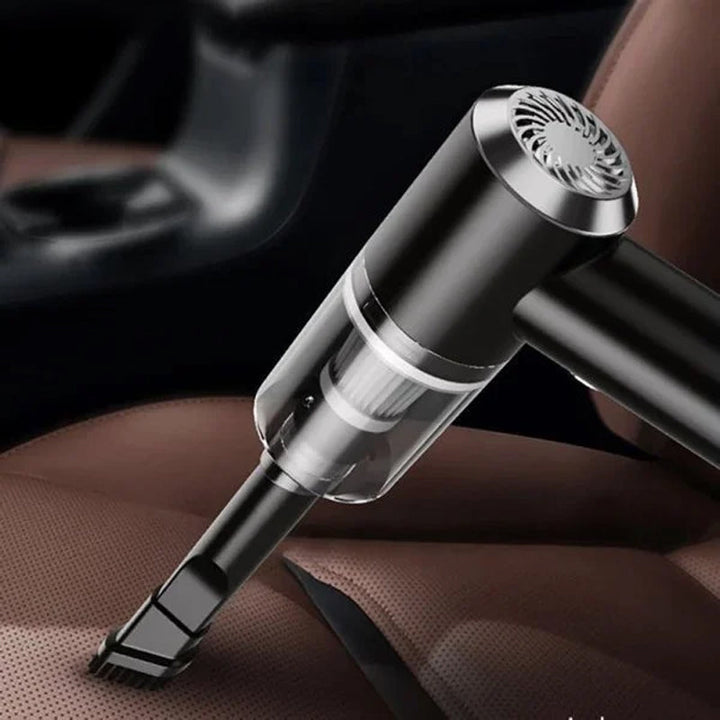 Powerful cordless handheld vacuum for home & car cleaning. Portable, USB rechargeable mini cleaner.