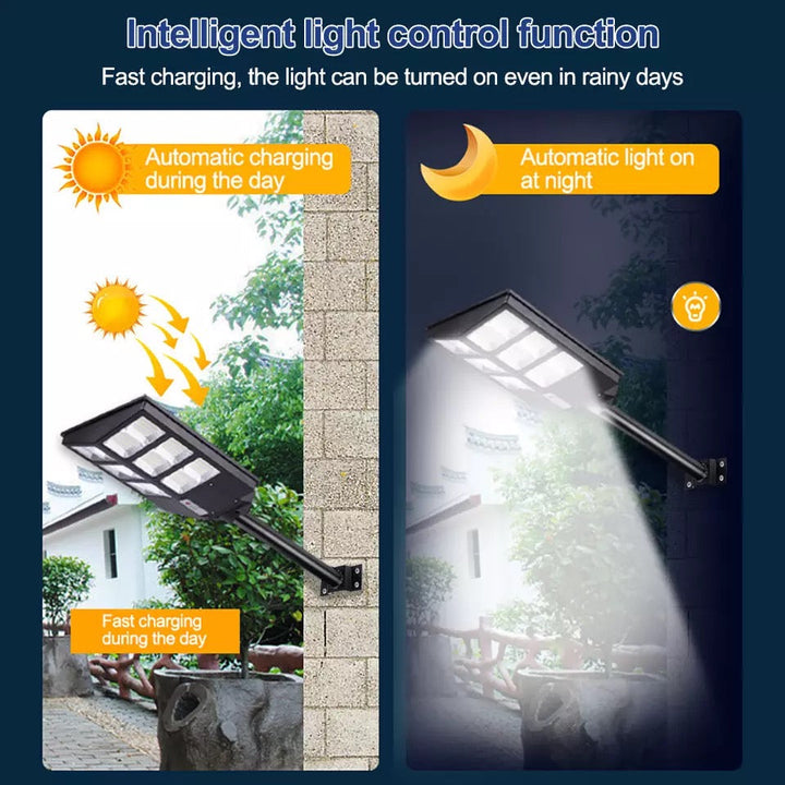 Solvion 600 solar outdoor security lamp. Bright LED, weatherproof & wireless for driveways & entrances.