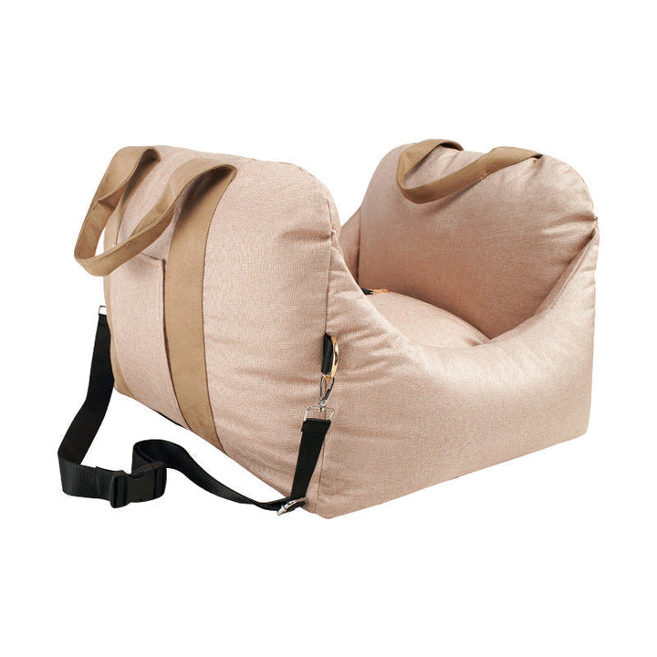 CuddleHaven™ cozy pet bed, a soft and inviting all-season animal shelter providing ultimate comfort for pets.