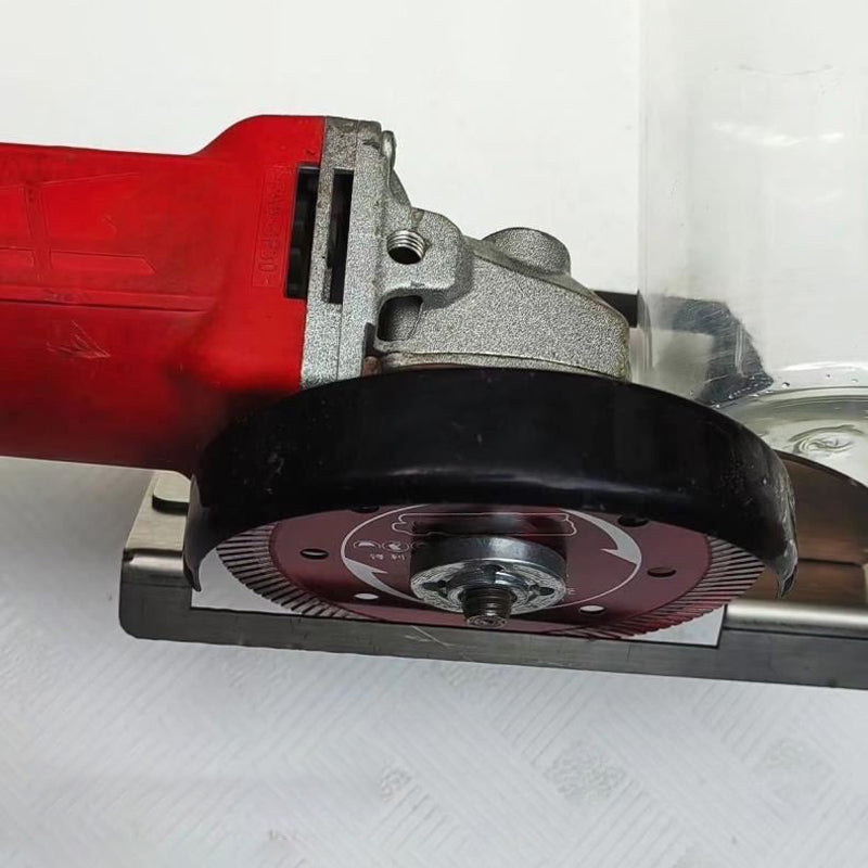TileTrim 45 Base: Professional 45-degree tile cutter holder for angle grinders, ensuring perfect results.