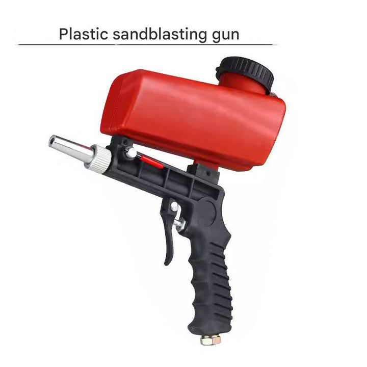 Handheld portable sandblasting gun, a powerful abrasive cleaner for tough paint & rust.