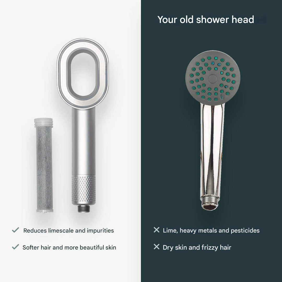 Enjoy cleaner water with this filtered shower head, designed for healthy skin, strong hair & easy install.