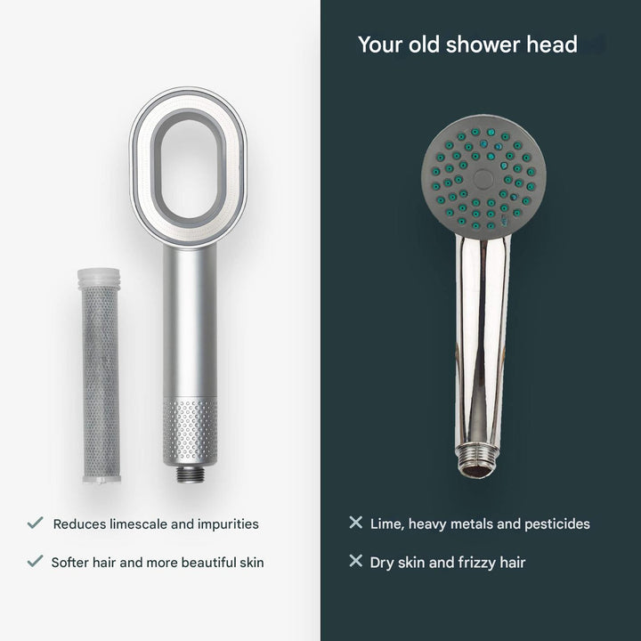 Enjoy cleaner water with this filtered shower head, designed for healthy skin, strong hair & easy install.