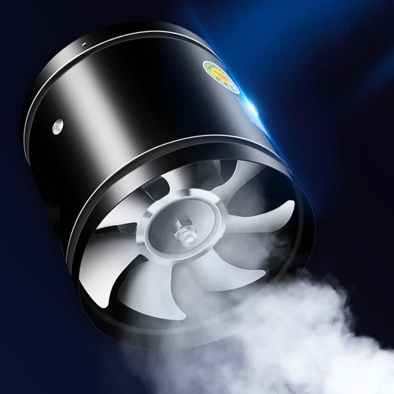 PureFlow quiet home extractor fan for fresh air ventilation, modern design for kitchen, bathroom, office.