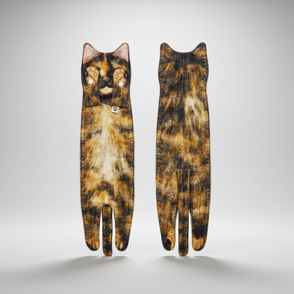 CatTowel quick-drying hand towel, highly absorbent and soft, suitable for all ages