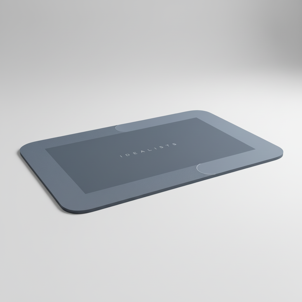 Soft absorbent quick-dry bathmat by BathLuxeon, perfect for a safe and hygienic bathroom floor