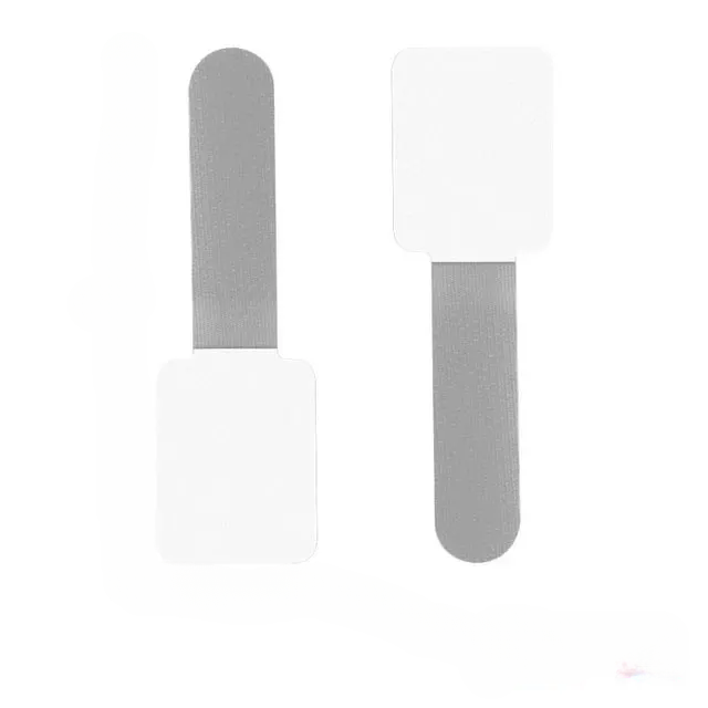 Neatly organized desk setup with self-adhesive cable ties managing all visible wires and cords
