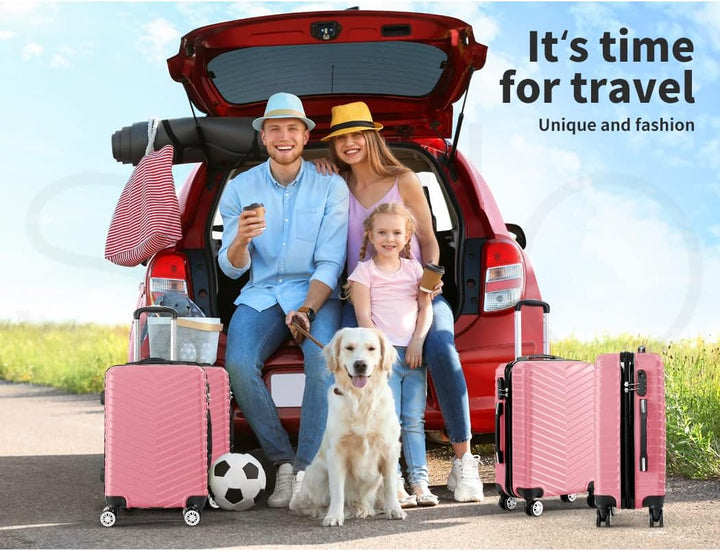 Compact 20 inch Rosemont carry-on with security lock and silent spinner wheels for easy travel