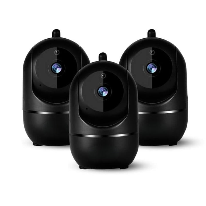No subscription 1080p rotating WiFi indoor security camera for smart & affordable home monitoring.