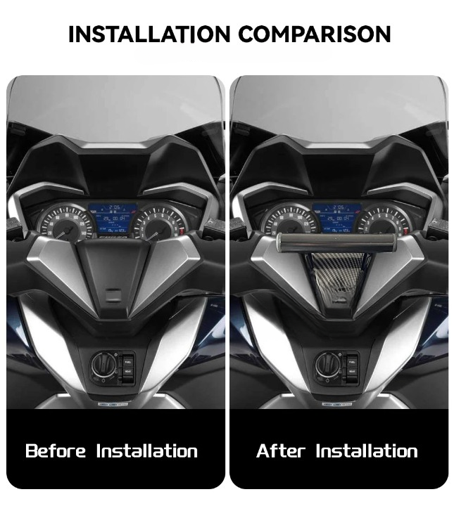 Robust Motorcycle GPS & Phone Mount for Honda NSS350. Featuring a secure 1-inch (25mm) ball bracket.