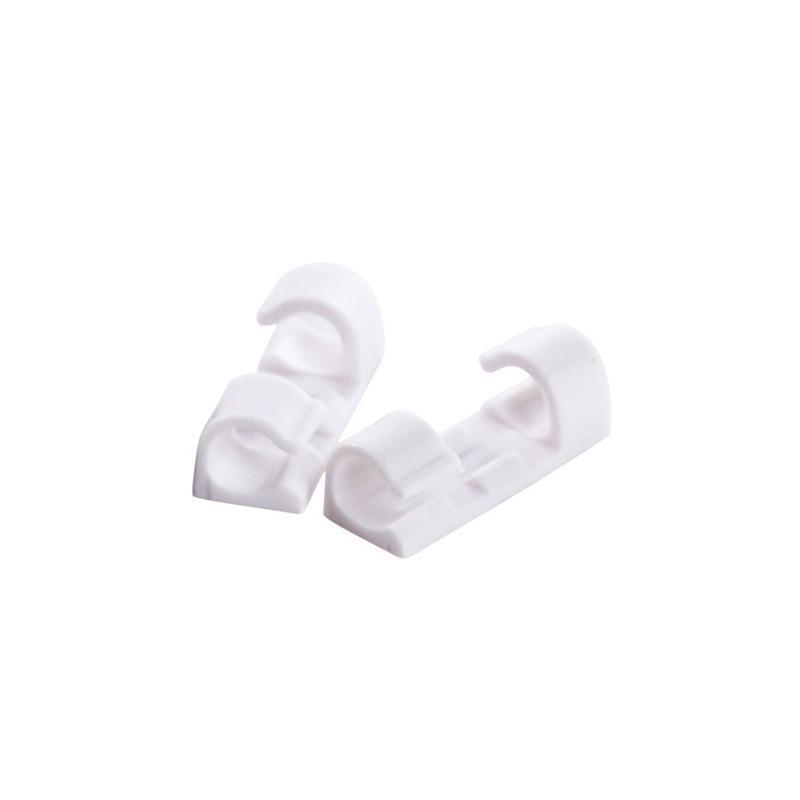 Keep charger cords & computer cables tidy with these durable self-adhesive wire management clips.