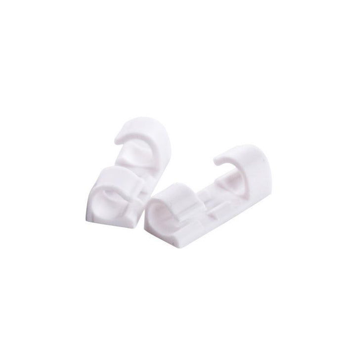 Keep charger cords & computer cables tidy with these durable self-adhesive wire management clips.