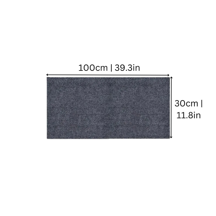 Customizable self-adhesive sisal cat scratch mat. Durable scratch guard for effective furniture & wall protection.