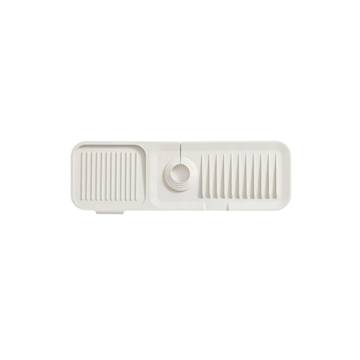 Essential home organization: Silicone self-draining mat for kitchen, dishes, & drying.