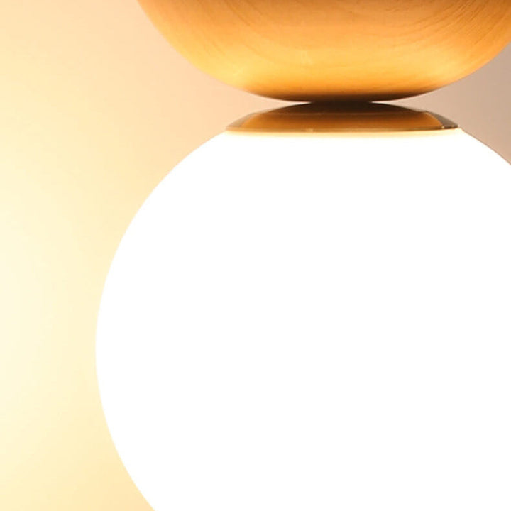 Contemporary Japanese LED ceiling lamp. Dimmable, adds a serene ambiance to rooms.